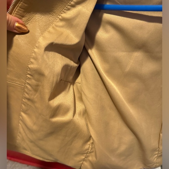 Like New Mango Genuine Leather Biker Jacket - Picture 7 of 7